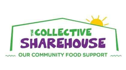 The Collective Sharehouse; our community food support (logo)