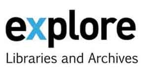 Explore, Libraries and Archives (logo)